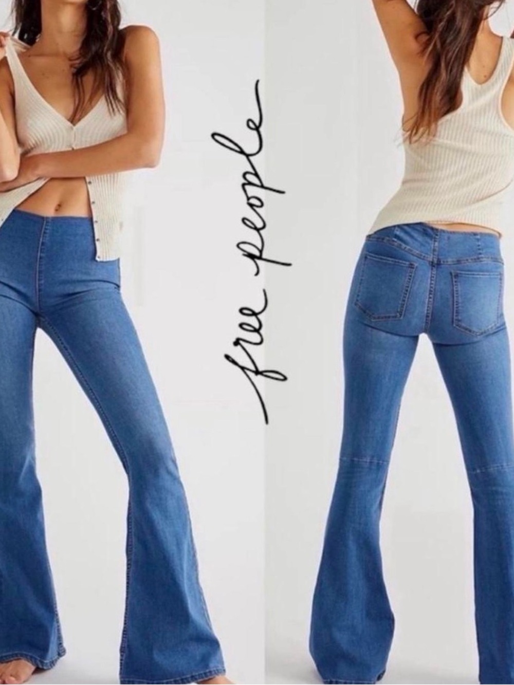 Free People Penny Pull On Flare Pants 27